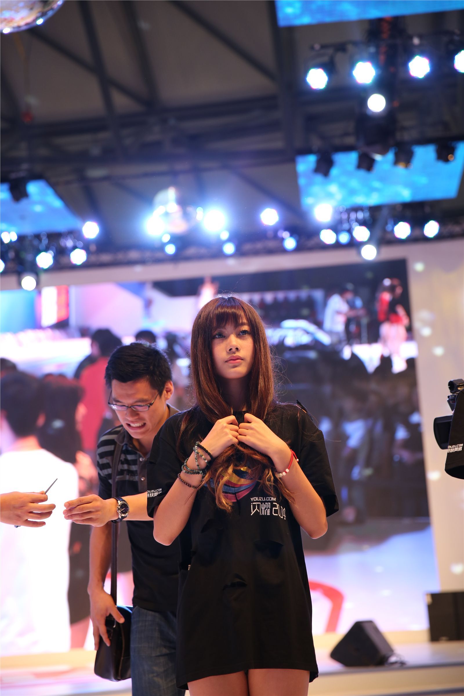 Chinajoy2014游族网络展台女神超清合集 1